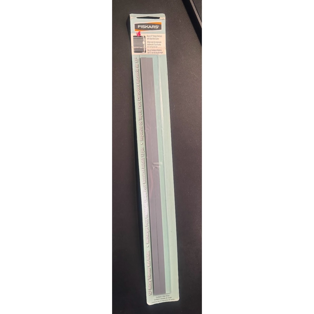 NEW Fiskars 12" Rotary Trimmer Mat Refills contains 2 mat strips Long Lasting!
